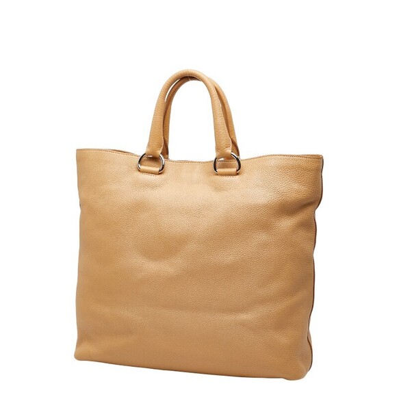 Prada handbag Beige Pink Tan leather - Picture 2 of 9